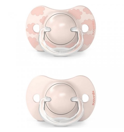 Suavinex Dreams - Smoczek fizjologiczny SX Pro 0-6 m 2szt | Różowy